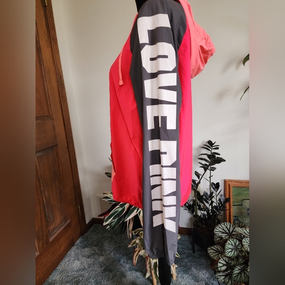 PINK windbreaker, pink and grey, XS - Picture 6 of 8